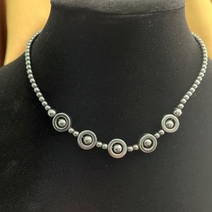 Hematite Choker Necklace